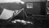 Man and Tent