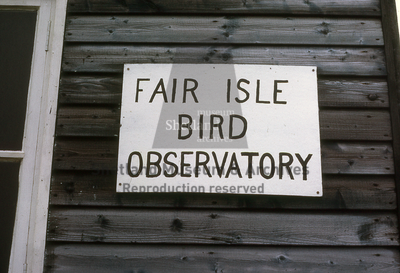Fair Isle Bird Observatory