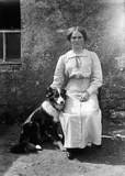 Aggie Smith with dog, Oila, Whiteness
