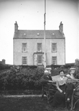 Group in front of Maryfield House, Bressay