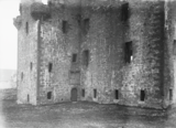 The doorway of Scalloway castle