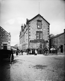 Scalloway Hotel with staff outside
