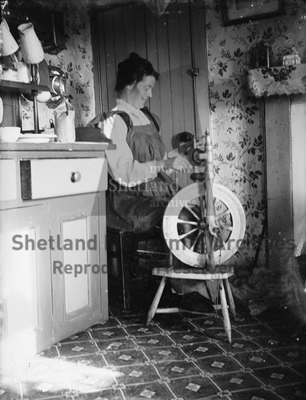 Woman spinning