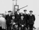 Officers of the destroyer HMS BULLFINCH