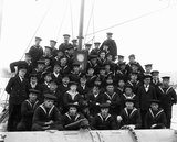 Crew of the destroyer HMS BULLFINCH