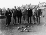 Members of Lerwick Bowling Club in Gilbertson Park