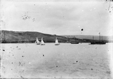 Boats under sail at Walls regatta