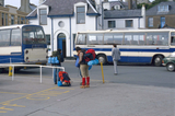 Tourists at Esplanade, Lerwick