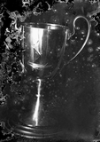 Silver sailing trophy
