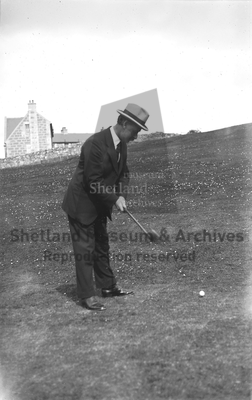 Jimmy Laing opening  Knab golf course