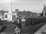 Remembrance Day Parade at Lerwick War Memorial