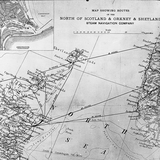 Map of steamer routes
