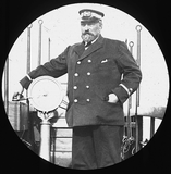 Captain Nisbett on bridge