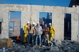 Demolition team A. K. Reid & Co., Walls
