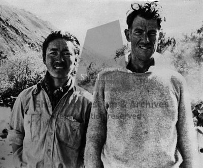 Norgay and Hillary in Everest jumper