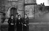Girl Guide leaders outside St Clement's Church