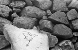 Islesburgh Eagle, pre-norse rock carving