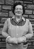 Betty Anderson with Potato