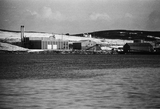 Factory at shoreline