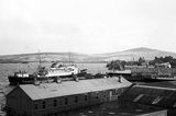 View over Lerwick of North boats at Victoria Pie